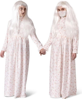 Funny Fashion Hexen-Kostüm Geister Zwilling Kostüm für Kinder blümchen