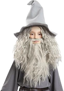 Maskworld Gandalf Perücke Bart für Kinder