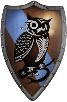 BestSaller Ritterschild 'Vom Eulenhort' Eulenmotiv 1147