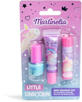 Aquarius Cosmetic Einhorn-Make-up-Trio Lack Gloss und Lippenbalsam