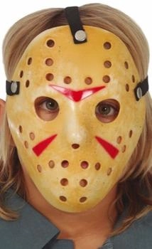 Fiestas Guirca Hockeyspielermaske für Kinder aus PVC