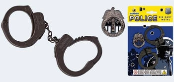Gonher Metall Handschellen Police Collection silber