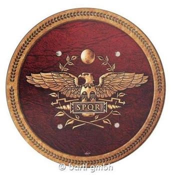 Holzspielerei Baumgartner Römerschild SPQR