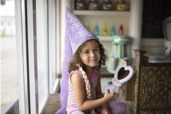 Great Pretenders Rapunzel-Hut mit Zopf (10530) lila