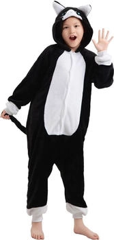 Corimori Tierkostüm Onesie Katze (2744) schwarz/weiß