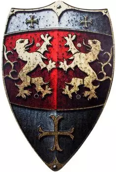Holzspielerei Baumgartner Ritterschild Löwe (101273)
