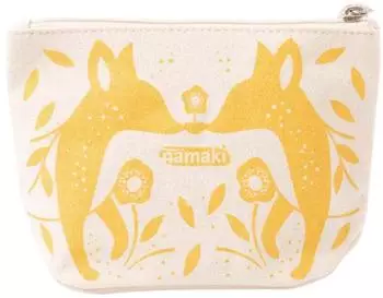 namaki Schminktasche - Fuchs gold
