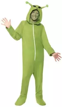 Smiffy's Jumpsuit aus dem All (55014M) grün