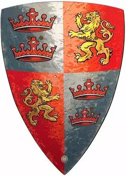 Liontouch Prinz Löwenherz Schild (29001LT) rot