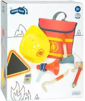 Small Foot Spielzeug-Helm "Feuerwehrrucksack"