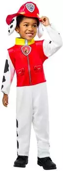 Rubie's Paw Patrol Deluxe Marshall Kleinkindkostüm (R703176T34) rot