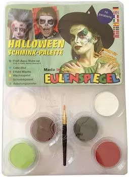 Eulenspiegel Halloween Schmink-Palette (450154)