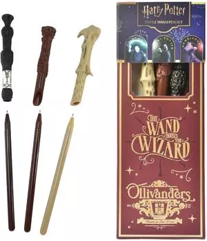 Blue Sky Studios Magical Locations Zauberstabstifte 3er-Pack (HP709510) schwarz/braun/beige