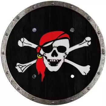 Holzspielerei Baumgartner Rundschild Pirat (73809)