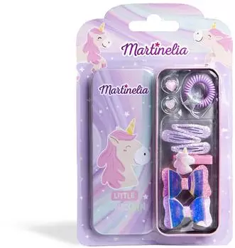 Aquarius Cosmetic Einhorn Haarzubehör in Aufbewahrungsbox (80085C) transparent