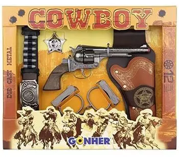 Gonher Cowboy 12-Schuss Spiel-Set (235/0) braun