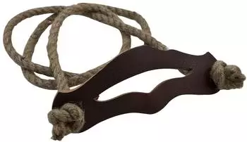 BestSaller Ritter Schwerthalter aus Leder mit Hanfseil, 100 cm (1003) natur