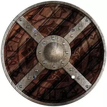 Bartl Rundschild Odin 40 cm (111260) braun