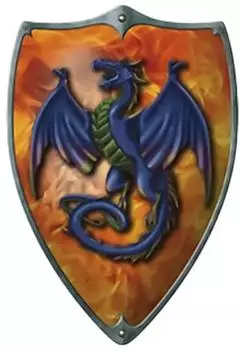 Holzspielerei Baumgartner Ritterschild Feuerdrache (53571)
