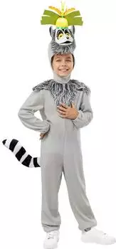 Maskworld King Julien Kostüm (269054) grau