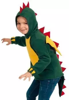 Fries Kleiner Drachen Dino Kostüm (2213) grün/gelb/rot