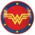 Rubie's Wonder Woman Glitzer-Schild lizenziertes Zubehör DC Comics rotes und blaues Sternschild Wonder Woman Logo für Hallowwen Karneval