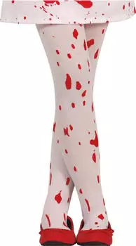 Smiffy's Blutflecken Strumpfhose Halloween Zombie Horror