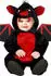 Fiestas Guirca Vampir Fledermaus Baby Kostüm Strampler mit Flügeln schwarz/rot