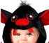 Fiestas Guirca Vampir Fledermaus Baby Kostüm Strampler mit Flügeln schwarz/rot