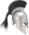 vidaXL Griechischer Krieger-Helm Antik Replik LARP Stahl silbern