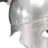 vidaXL Griechischer Krieger-Helm Antik Replik LARP Stahl silbern