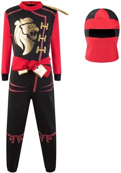 Katara Ninja Kostümanzug 1771 rot/schwarz