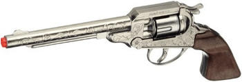 Gonher Revolver Cowboy 28 cm silber