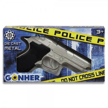 Gonher 8-Schuss Pistole Police 12cm