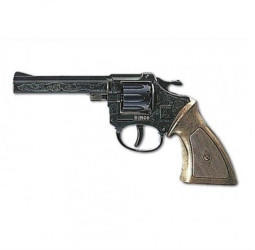 Sohni-Wicke 8 Schuss Pistole Ringo Revolver 19 cm schwarz Langlauf