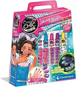 Clementoni Crazy Chic Make Uo - Shiny Nails (18689)