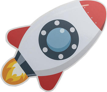 Elobra Wandleuchte Rakete LED grau/rot