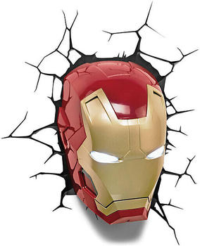 Paladone Marvel Iron Man Lampe Head 3D schwarz/rot