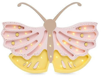 Little Lights Lampe Schmetterling gelb/rosa (LL073-398)