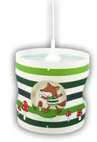 niermann H&auml;ngeleuchte "Dreh-Pendelleuchte Fox, Kinderlampe, Kinderzimmer" E27 1 Stk.
