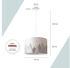 Paco Home Deckenlampe Feuerwehr Straße Polizei E27 Weiß, Design 7 (Ø45,5 cm)