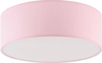 Licht-Erlebnisse Kinderzimmerleuchte Rosa rund ø 38 cm 4x E27 - Weiß, Rosa