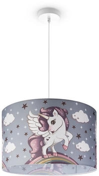 Paco Home Deckenlampe Feuerwehr Straße Polizei E27 Weiß, Design 4 (Ø45,5 cm)