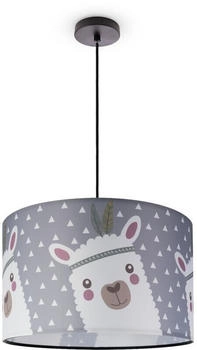 Paco Home Deckenlampe Feuerwehr Straße Polizei E27 Schwarz, Design 8 (Ø45,5 cm)