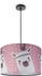 Paco Home Deckenlampe Feuerwehr Straße Polizei E27 Schwarz, Design 9 (Ø45,5 cm)