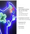 JUST LIGHT NEON-GAMER Dekoleuchte LED Mehrfarbig (85022-70)