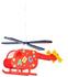 etc-shop LED 9,5 Watt Pendelleuchte Hängelampe Kinderleuchte Hubschrauber Helikopter bunt Globo 15722