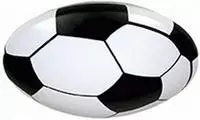 niermann Deckenleuchte "Fu&szlig;ball, Kinderlampe" E27 1 Stk. Aus bruchfestem Kunststoff,