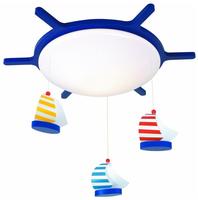 niermann Deckenleuchte "H&auml;nge Segelboote, Kinderlampe, Kinderzimmer" E27 1 Stk.