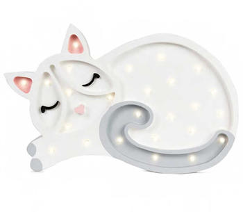 Little Lights Kinder Wand- & Tischleuchte Katze (white)